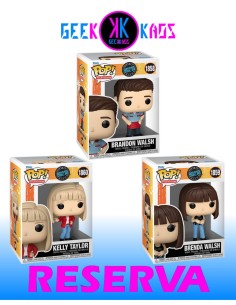 3-PACK - FUNKO POP! BEVERLY HILLS, 90210 - BRANDON WALSH 1858, BRENDA WALSH 1859, KELLY TAYLOR 1860