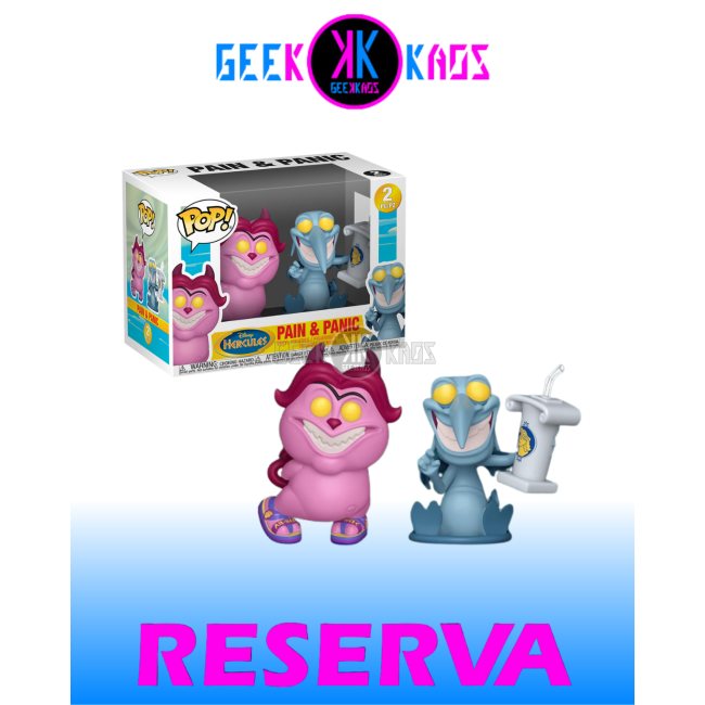 6-PACK FUNKO POP! - HERCULES - PAIN & PANIC, CALLIOPE , HERCULES WITH BOW ,MEG WITH FLOWER , TRAINING PHIL , YOUNG HERC