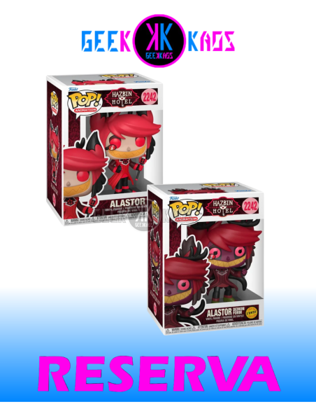 FUNKO POP! - HAZBIN HOTEL - ALASTOR 2242 BUNDLE ( regular + chase )