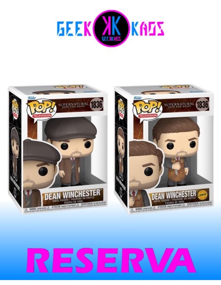 FUNKO POP! - SUPERNATURAL - DEAN WINCHESTER 1836 (BUNDLE REGULAR + CHASE)