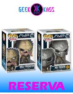 FUNKO POP! - ALIEN VS. PREDATOR: REQUIEM - WOLF PREDATOR 1998 (BUNDLE REGULAR + CHASE)