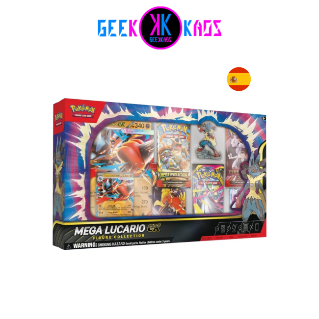 POKEMON TCG - FIGURE COLLECTION MEGA LUCARIO EX - ESPAÑOL