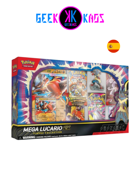 POKEMON TCG - FIGURE COLLECTION MEGA LUCARIO EX - ESPAÑOL
