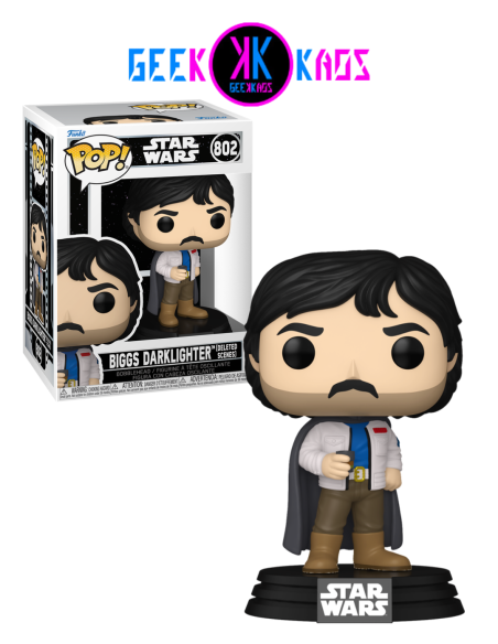 FUNKO POP! - STAR WARS - BIGGS DARKLIGHTER (DELETED SCENES) 802