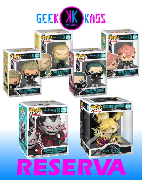 6-PACK - FUNKO POP! - KAIJU NO. 8