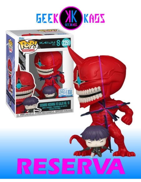 FUNKO POP! - KAIJU NO. 8 - SOSHIRO HOSHINA VS KAIJU NO. 10 2251 (SE)