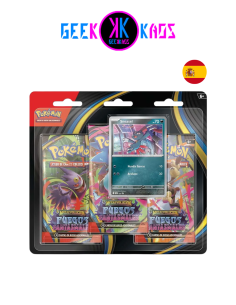 POKEMON TCG - BLISTER FUEGOS FANTASMALES  (3 SOBRES) - SNEASEL - ESPAÑOL