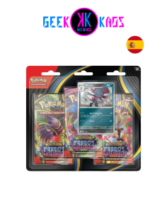 POKEMON TCG - BLISTER FUEGOS FANTASMALES  (3 SOBRES) - WEAVILE - ESPAÑOL