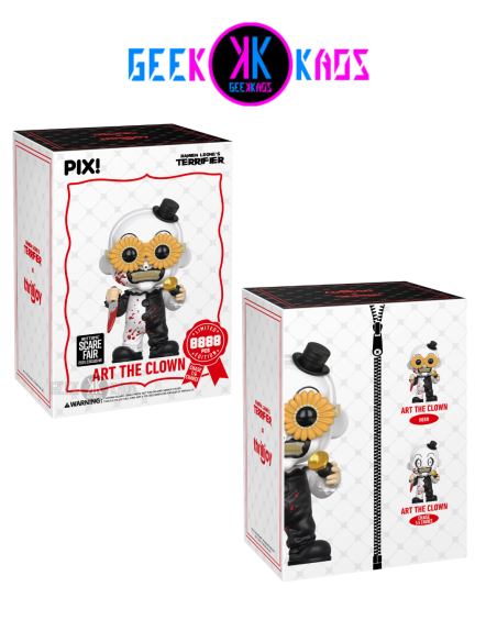 THRILLJOY - PIX!  - TERRIFIER - ART THE CLOWN ( scare fair sticker )