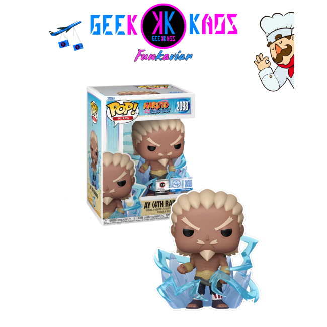 FUNKO POP! PLUS - NARUTO SHIPPUDEN - AY (4TH RAIKAGE) 2098 (CHALICE STICKER)