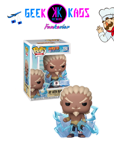 FUNKO POP! PLUS - NARUTO SHIPPUDEN - AY (4TH RAIKAGE) 2098 (CHALICE STICKER)