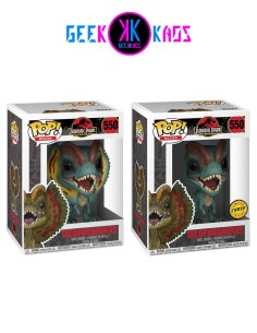 FUNKO POP! - JURASSIC PARK - DILOPHOSAURUS 550 (BUNDLE)