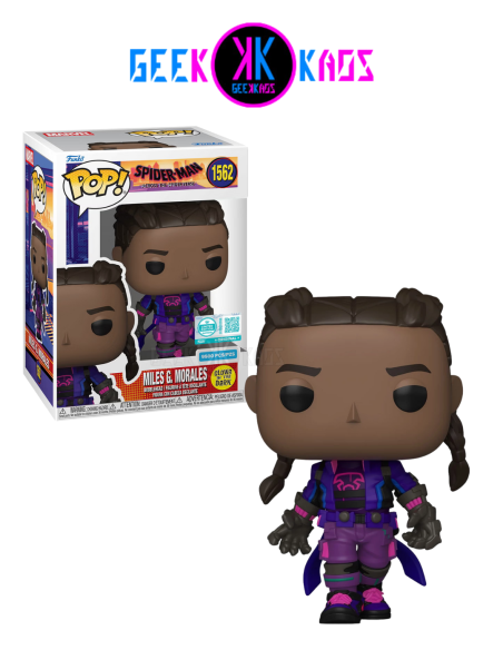 FUNKO POP! SUPREME - SPIDER-MAN: ACROSS THE SPIDERVERSE - MILES G. MORALES 1562 (GITD) (  LIMITADO A 9500 PCS )