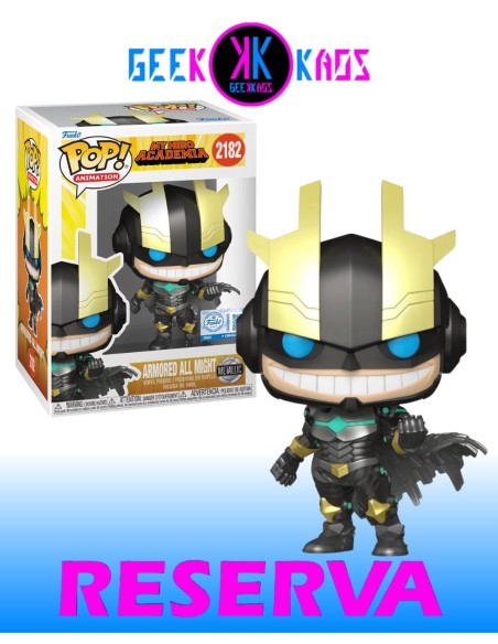 FUNKO POP! - MY HERO ACADEMIA - ARMORED ALL MIGHT 2182 (SE) (METALLIC)