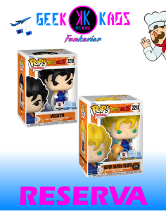 FUNKO POP! - DRAGON BALL Z - VEGITO 2218 (CHALICE PRERELEASE STICKER) ( bundle Regular + chase)