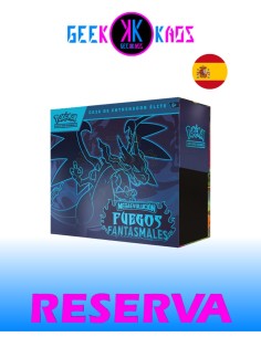 POKEMON TCG - CAJA ENTRENADOR ELITE FUEGOS FANTASMALES ETB ( ESPAÑOL )