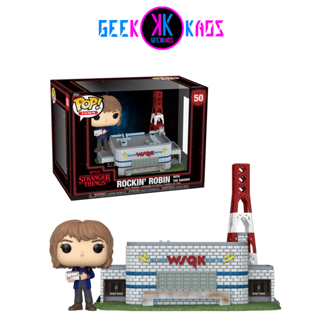 FUNKO POP! TOWN - STRANGER THINGS - ROCKIN´ROBIN WITH THE SQUAWK 50