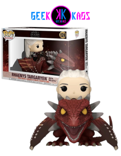 FUNKO POP! RIDES - HOUSE OF THE DRAGON - RHAENYS TARGARYEN WITH MELEYS 124