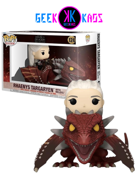 FUNKO POP! RIDES - HOUSE OF THE DRAGON - RHAENYS TARGARYEN WITH MELEYS 124