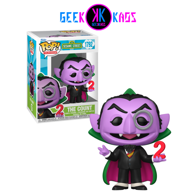 FUNKO POP - SESAME STREET - THE COUNT 1792