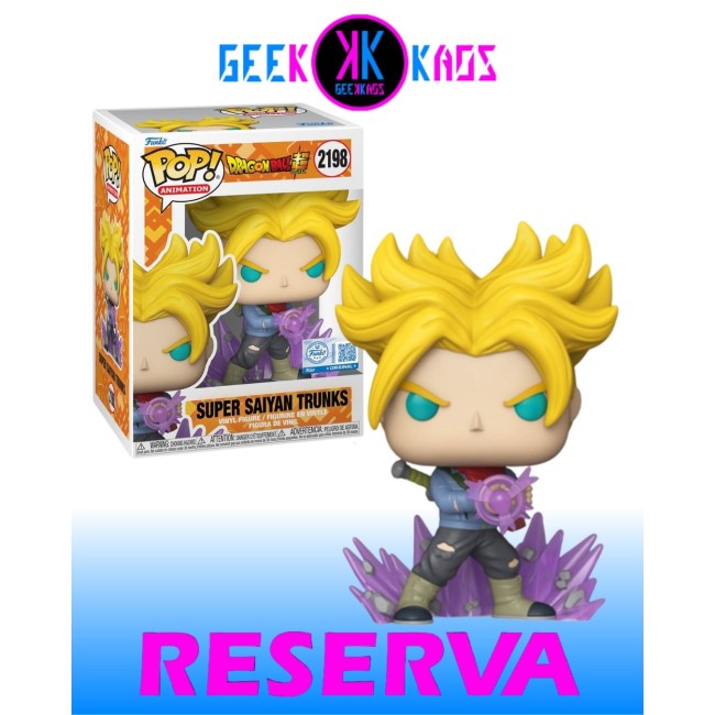 FUNKO POP! - DRAGON BALL SUPER - SUPER SAIYAN TRUNKS 2198 (SE)