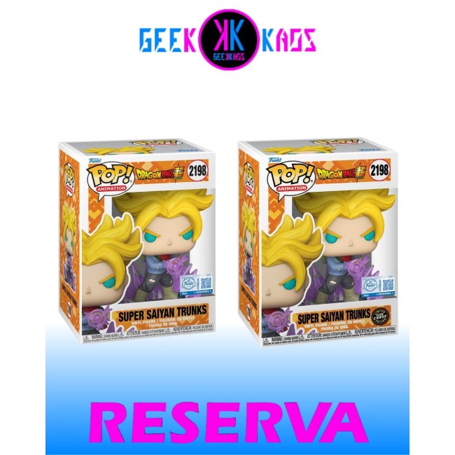 FUNKO POP! - DRAGON BALL SUPER - SUPER SAIYAN TRUNKS 2198 (SE) (BUNDLE)