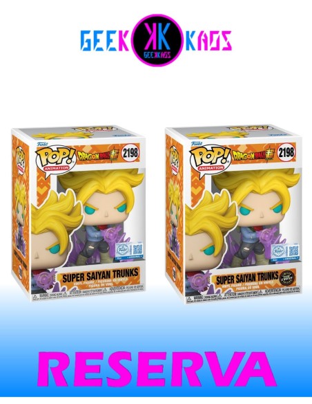 FUNKO POP! - DRAGON BALL SUPER - SUPER SAIYAN TRUNKS 2198 (SE) (BUNDLE)