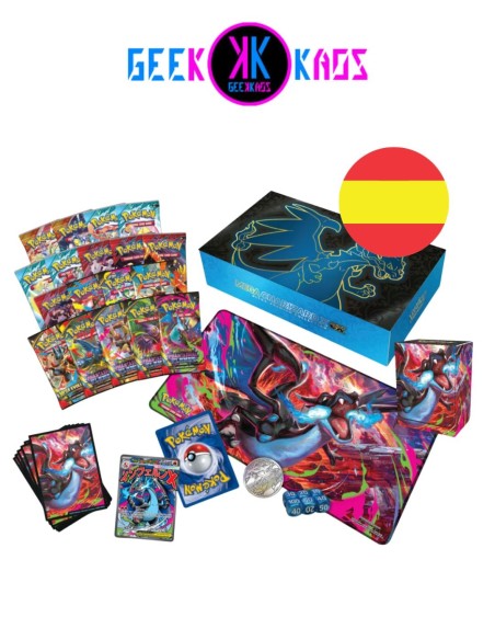 POKEMON TCG - COLECCION ULTRA PREMIUM MEGA-CHARIZARD X EX - ESPAÑOL