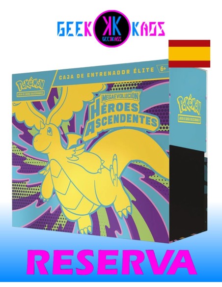 POKEMON TCG -  ETB MEGA EVOLUCIONES HEROES ASCENDENTES ( ESPAÑOL )
