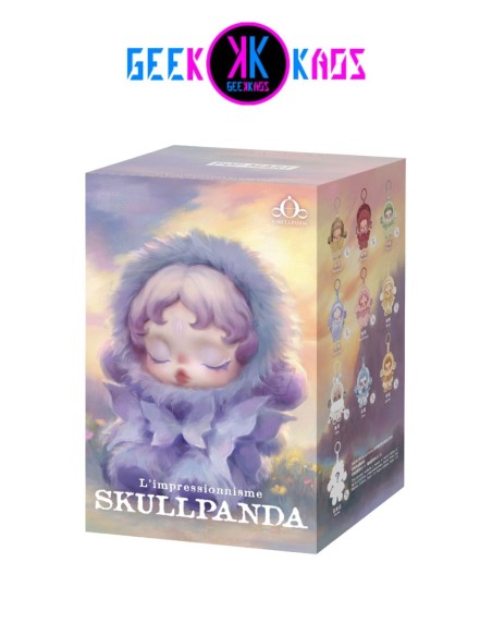 POP MART - SKULLPANDA -  L´IMPRESSIONNISME SERIES PLUSH DOLL - 13.5 CM