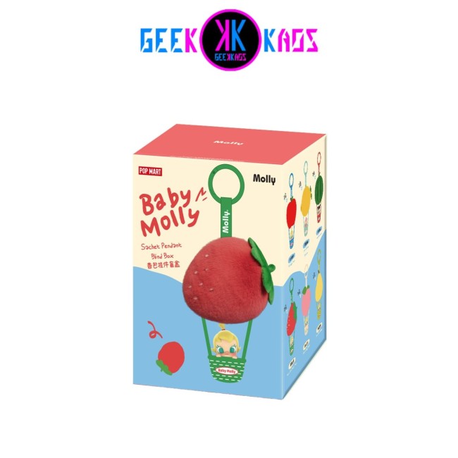 POP MART - BABY MOLLY -  FRUITY AROMA (SACHET PENDANT) SERIES FIGURES - 17-18 CM
