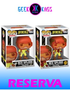 FUNKO POP! - INVINCIBLE - REX SPLODE 1862 (BUNDLE)