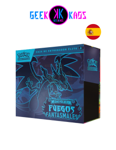 POKEMON TCG - CAJA ENTRENADOR ELITE FUEGOS FANTASMALES ETB ( ESPAÑOL )