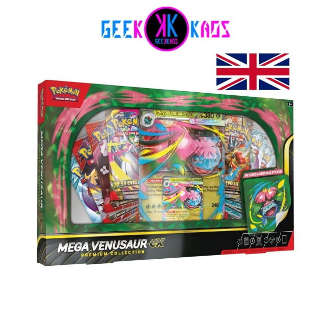 POKEMON TCG - MEGA-VENUSAUR EX PREMIUM COLLECTION - INGLES