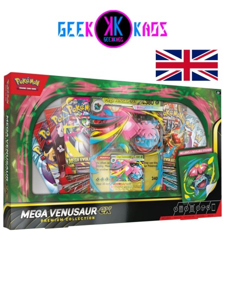 POKEMON TCG - MEGA-VENUSAUR EX PREMIUM COLLECTION - INGLES