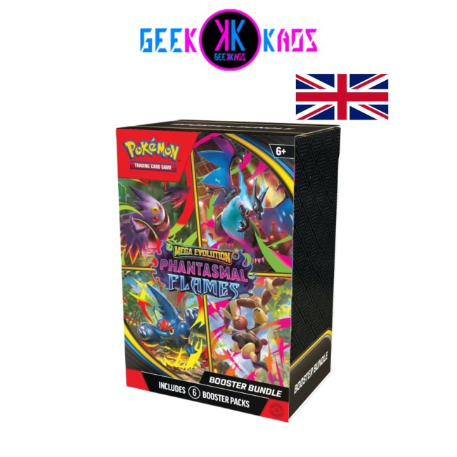 POKEMON TCG - BOOSTER BUNDLE PHANTASMAL FLAMES - INGLES