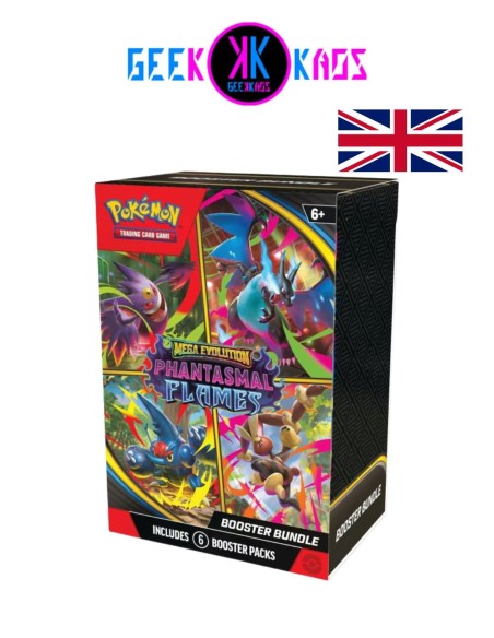 POKEMON TCG - BOOSTER BUNDLE PHANTASMAL FLAMES - INGLES