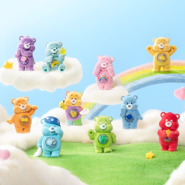 POP MART - CARE BEAR - COLORFUL HUGS SERIES FIGURES - 6-9 CM
