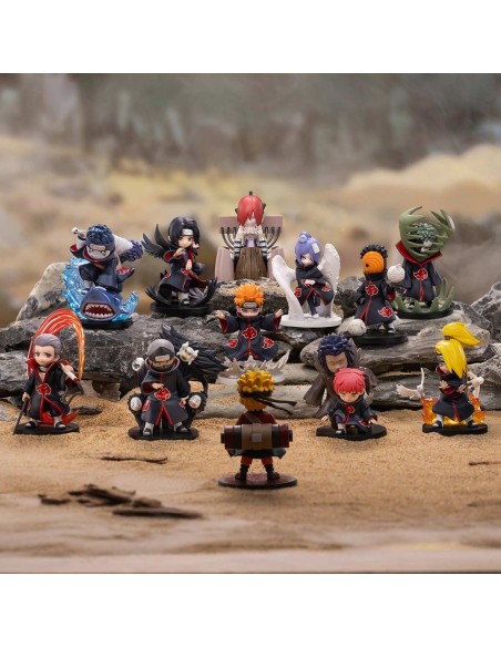 POP MART - NARUTO SHIPPUDEN - BATTLE AGAINST AKATSUKI THEMED SERIES FIGURES - 11.5 CM