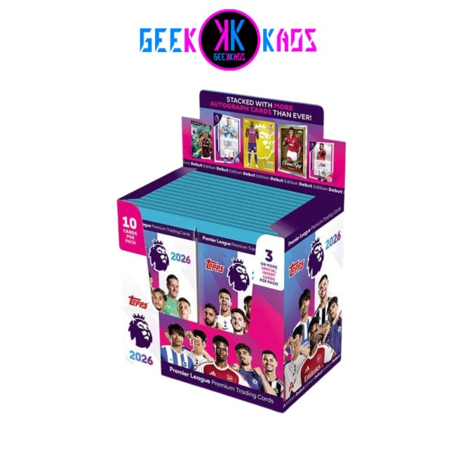 TOPPS - PREMIER LEAGUE 2025/26 BOOSTER DISPLAY (26 SOBRES)