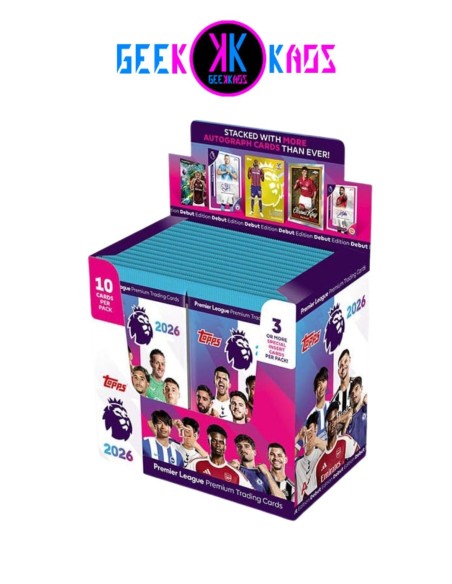 TOPPS - PREMIER LEAGUE 2025/26 BOOSTER DISPLAY (26 SOBRES)