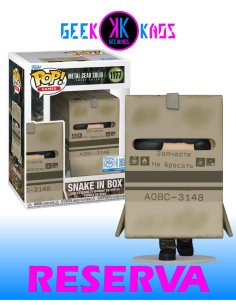 FUNKO POP! - METAL GEAR SOLID - SNAKE IN BOX 1177 (SE)