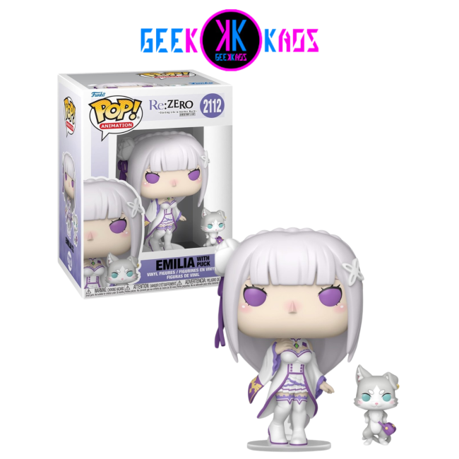 FUNKO POP! - RE:ZERO - EMILIA WITH PUCK 2112