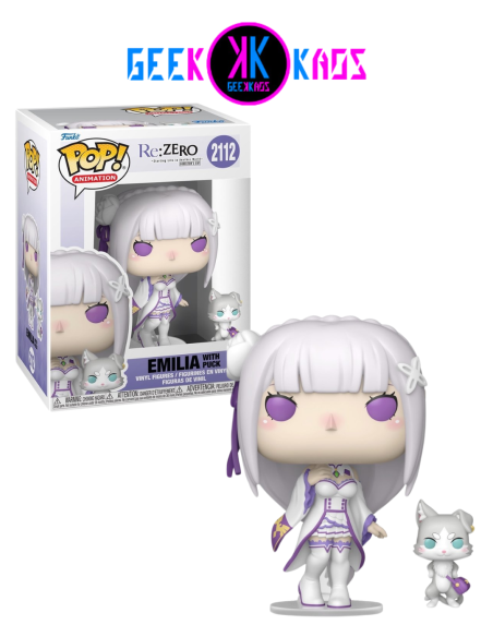 FUNKO POP! - RE:ZERO - EMILIA WITH PUCK 2112