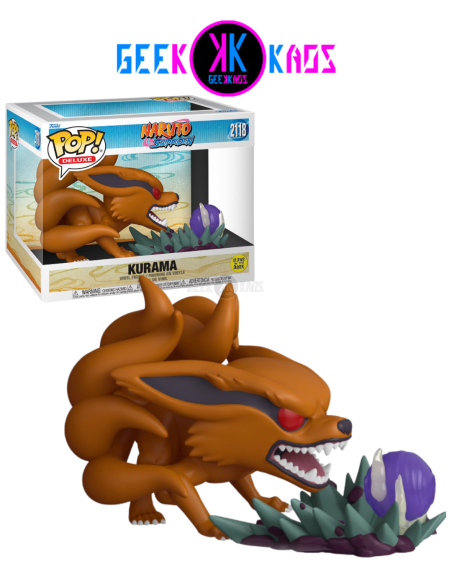 FUNKO POP! DELUXE - NARUTO SHIPPUDEN - KURAMA 2118 (GITD)