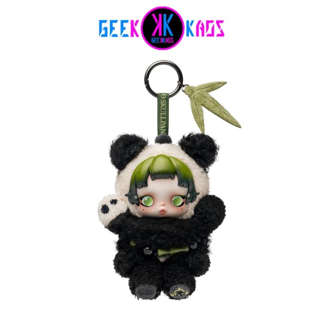POP MART - SKULLPANDA - LAZY PANDA PLUSH DOLL PENDANT - 13.5 CM