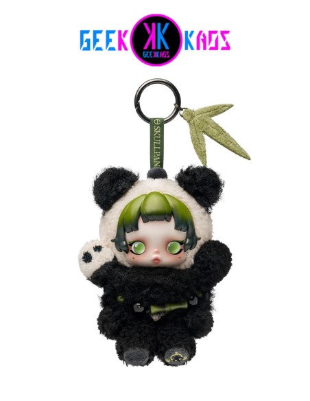 POP MART - SKULLPANDA - LAZY PANDA PLUSH DOLL PENDANT - 13.5 CM