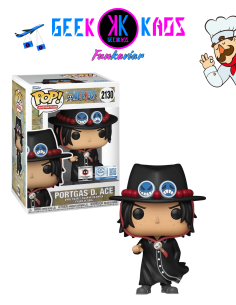 FUNKO POP! - ONE PIECE - PORTGAS D. ACE 2130 (CHALICE STICKER)