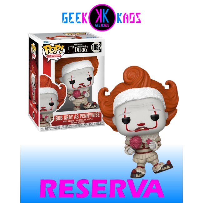 FUNKO POP - IT: WELCOME TO DERRY - BOB GRAY AS PENNYWISE 1852