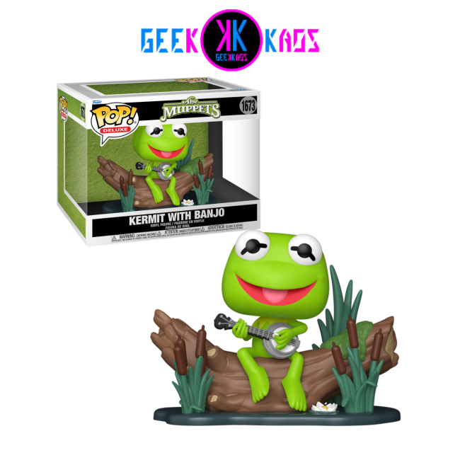 FUNKO POP! DELUXE - THE MUPPETS - KERMIT WITH BANJO 1673